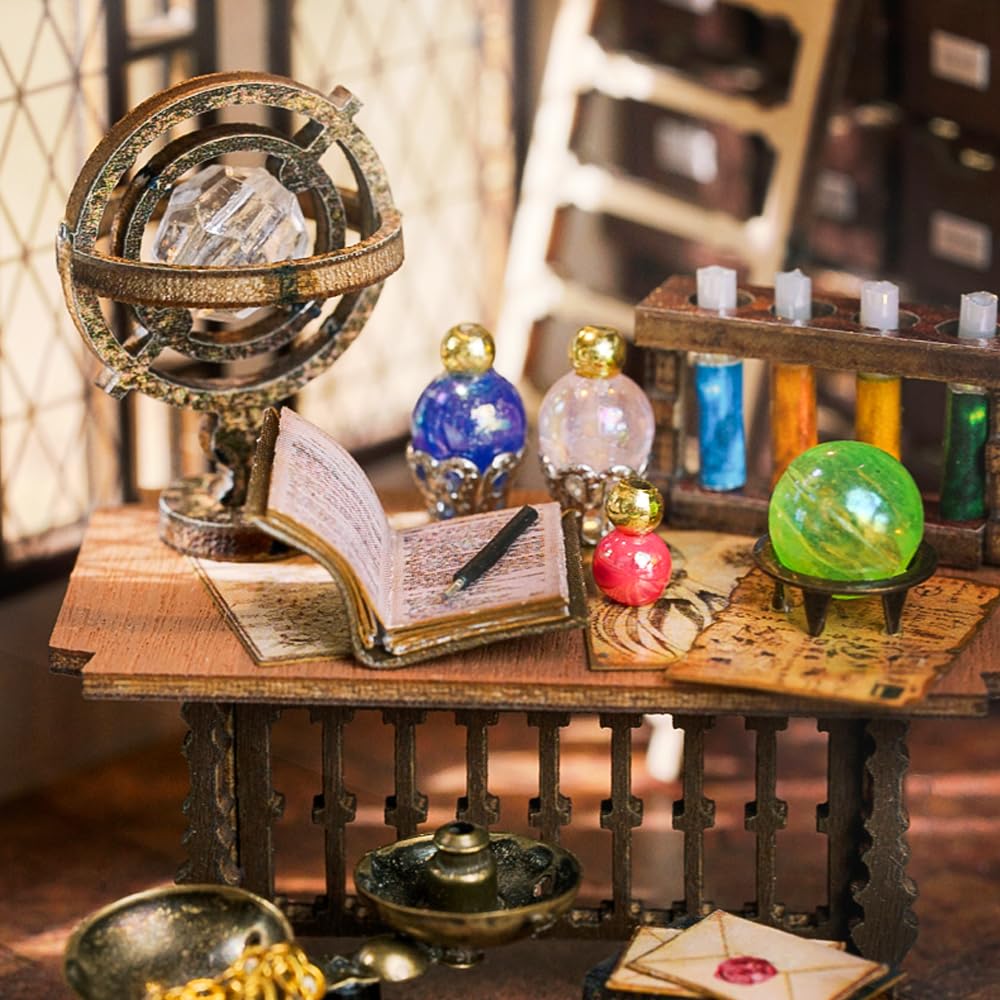 CUTEBEE dollhouse kit English manual provides step-by-step guidance.