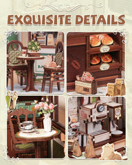 Cutefun Sunny Cafe detailed instruction board and accessories for setup