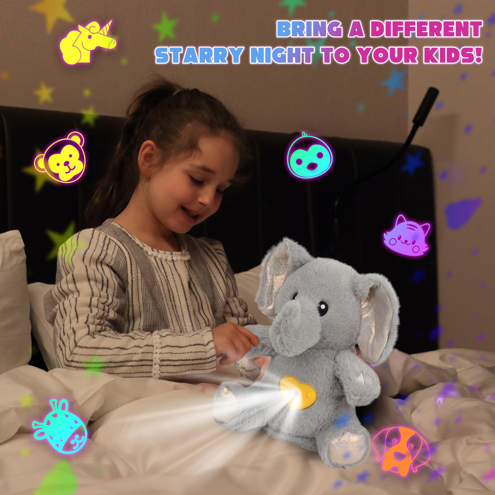 Cuteoy battery-operated night light toy fits kids' decor and nightstands.