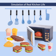 Cuterabit microwave toy side view highlighting compact size for small hands.