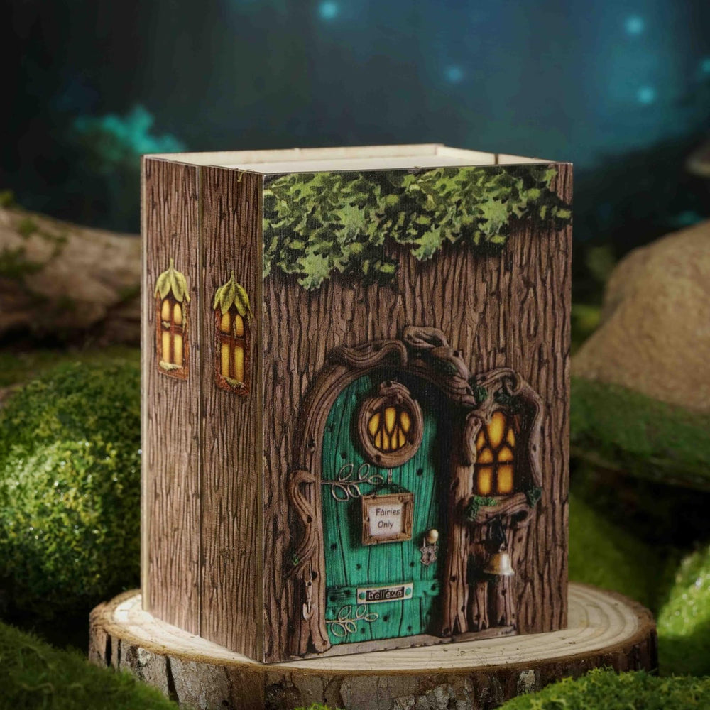 CUTEROOM Forest Wonderland dollhouse kit includes furniture for a ready-to-display scene.