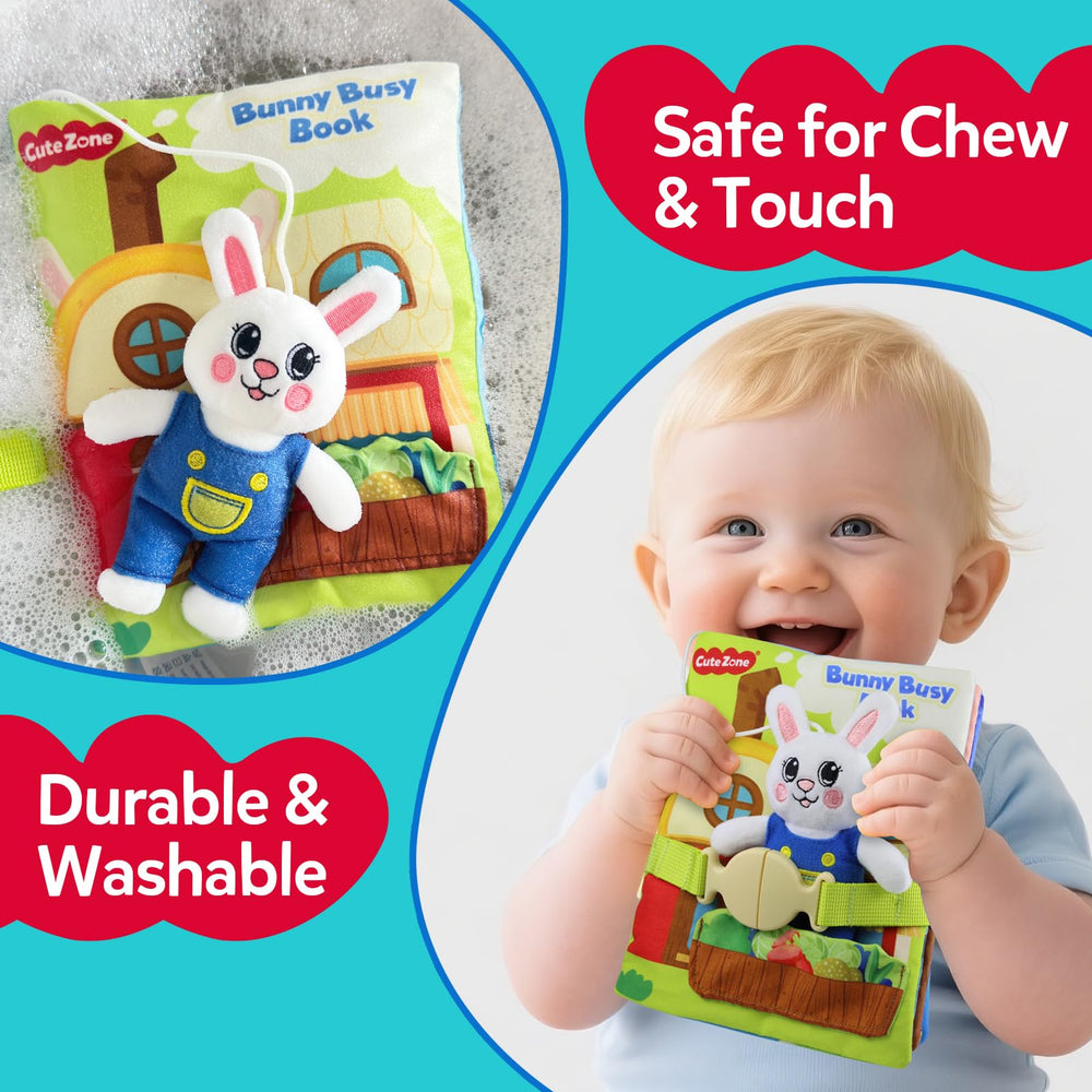 CuteZone travel-friendly design fits in a diaper bag for calm in transit.