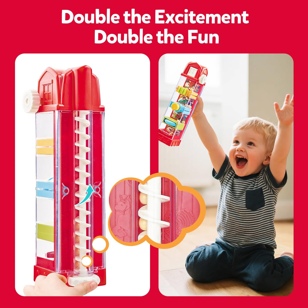 CuteZone twist button action supports fine motor precision in toddlers.