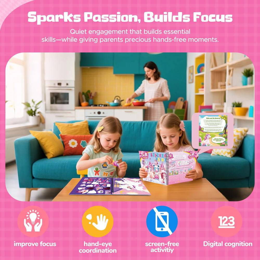 CutteeyFyry interior stickers designed for mess-free play