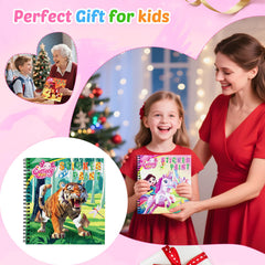 CutteeyFyry 3-in-1 story-creator art pages turn completed puzzles into keepsakes