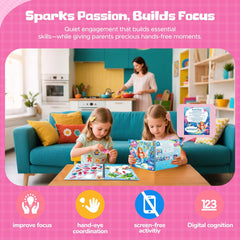 CutteeyFyry puzzle pages with numbered challenges for focused, hands-on play.