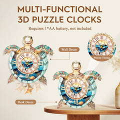 Cutywood turtle-mechanical-model reveals intricate gears