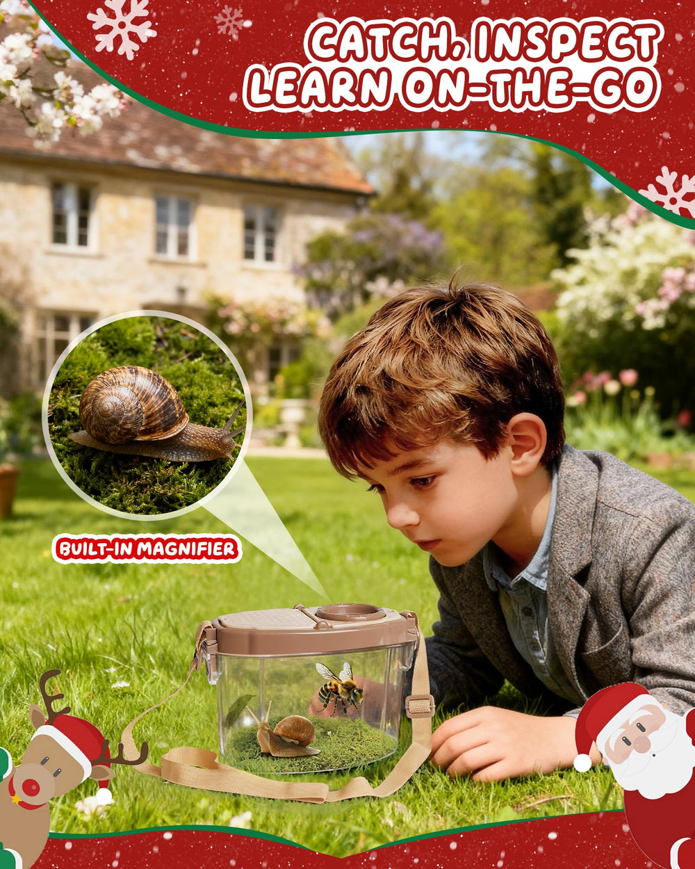 CUUCUVA Bug Catcher Kit educational cards guiding early science steps.