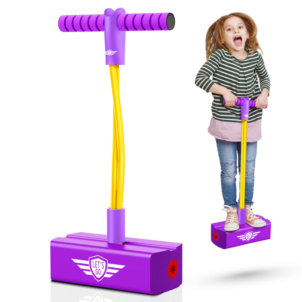 CUUGO LET'S GO! CG foam pogo jumper purple main image for active play and coordination
