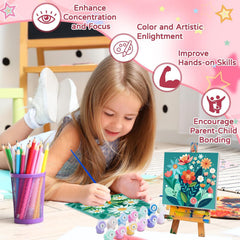 cviokrdu kid-friendly brushes resist wear for detailed work.
