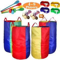 CWLAKON sack bags in use for all ages, durable for backyard field days