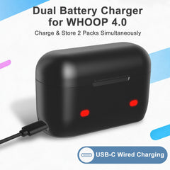 Cwowhihui charger with LED indicators shows charging status clearly.