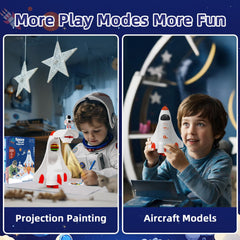 CWYQ bendable astronaut toy included for playful storytelling