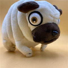 CWZY Pug plush care instructions help keep softness with cold-water washing.