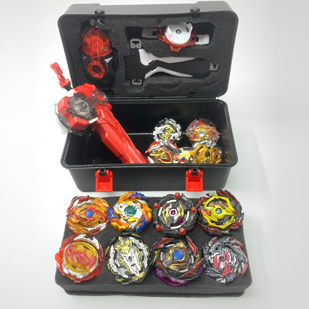 Cxdhzlx Battling Top Set packaged for portable play on the go.