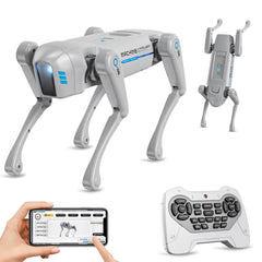 cxjoigxi smart robot dog walking action for interactive play and exploration