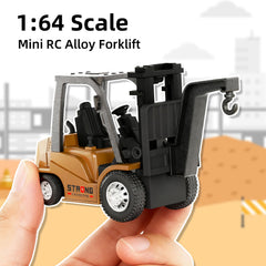 cxjoigxi transformable crane and forklift in action for pretend construction.