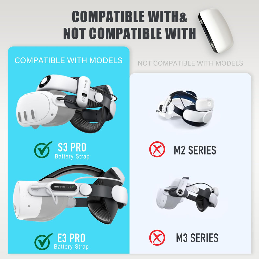 cxxcpop e3 pro headband compatibility – seamless fit for extended Quest3/3S use