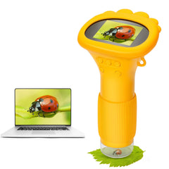 CXXDE Kids Microscope IPS screen for bright real-time viewing.