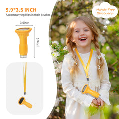 CXXDE Kids Microscope built-in storage saves up to 400 photos for review.