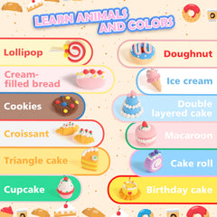 CyAJM step-by-step guide cards aid kids in crafting cake designs.