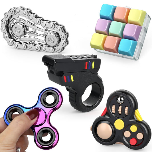 Cybemaga fidget spinner offers smooth spins for focus and calm at work.