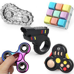 Cybemaga fidget spinner offers smooth spins for focus and calm at work.