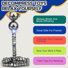 Cybemaga magnetic putty with 26-inch magnet balls for tactile play