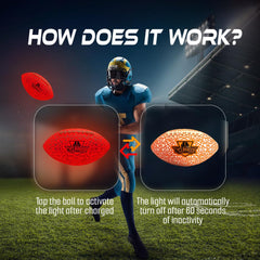Cyclryador kid-friendly football size supports easy grip and throwing.