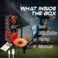 Cyclryador light-up football enables exciting night games in the yard.