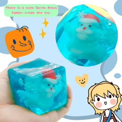 CYICTOY Santa cube provides playful sparkle and tactile relief during seasonal moments.