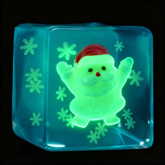 CYICTOY glow-in-the-dark Santa cube lights up dark desks for playful focus after hours.