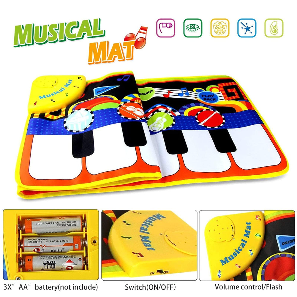 Cyiecw Piano Mat kids dancing during musical play