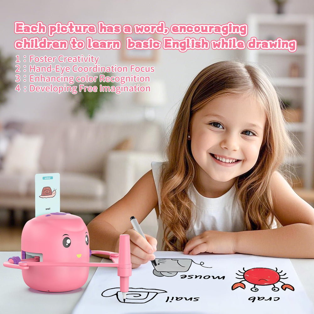 CYJBE voice interaction feature enables hands-free guided drawing and learning sessions.