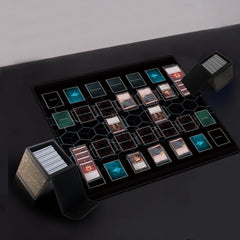 Side view of Cylvenor black deck box inspired by Ultimate Guard design.