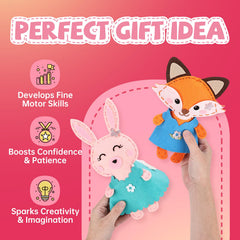 Cymbana Raccoon buddy sewing kit helps kids learn basic knots while crafting