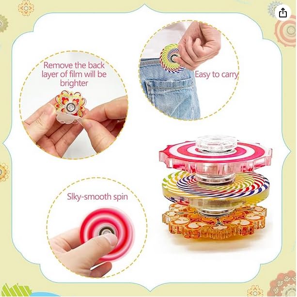 Cymeray bulk spinners ideal goodie bag fillers for holidays and party favors.