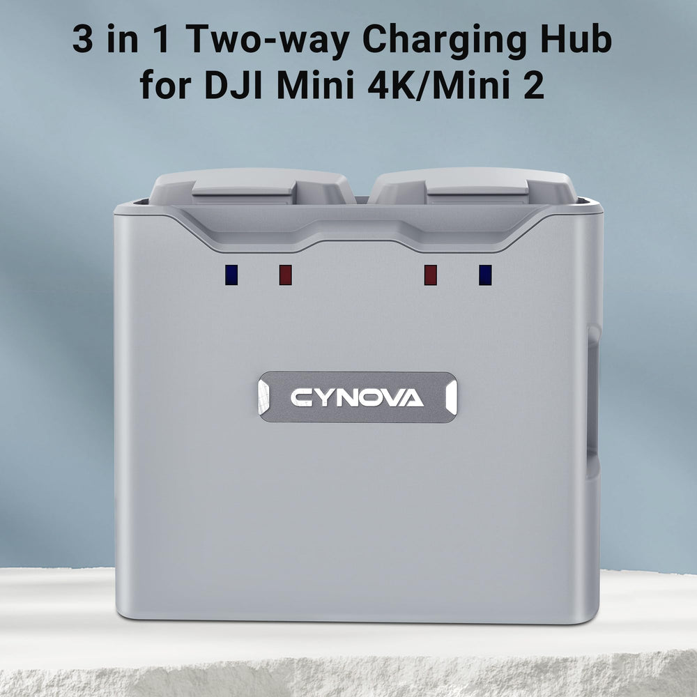 CYNOVA DJI Mini 4K Battery Charger compact design for travel kits.