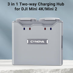 CYNOVA DJI Mini 4K Battery Charger compact design for travel kits.