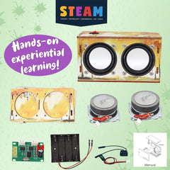CYOEST Assembled speaker kit on table showing finished look