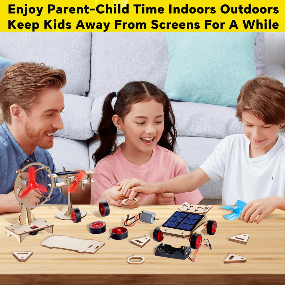 CYOEST wood puzzle pack 4-in-1 for versatile STEM activities