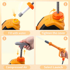 CZOALX storage container keeps tools organized for tidy playtime.