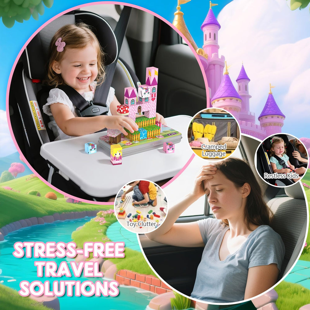 CZCUUDZ Mini Magnetic Blocks STEM-friendly activity boosts spatial reasoning.