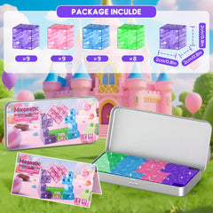 CZCUUDZ mini tiles closeup highlighting safe ABS materials and bright patterns