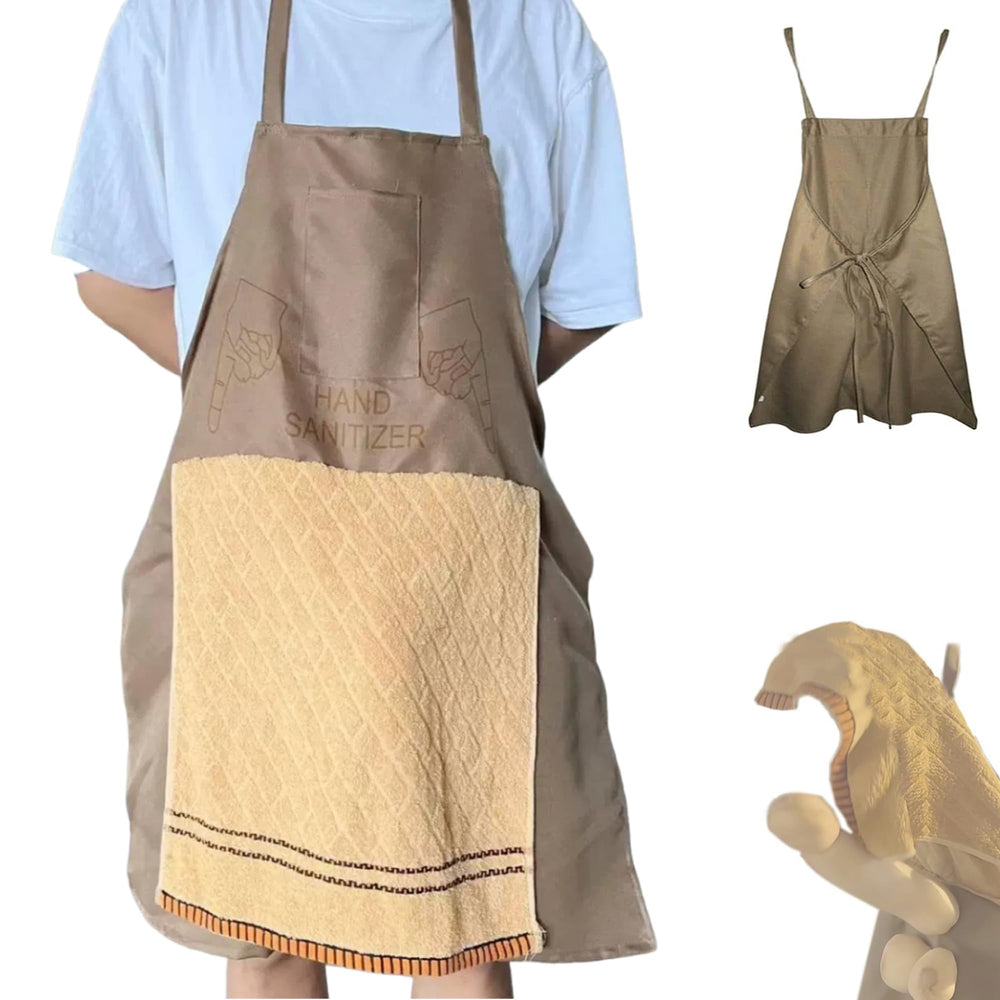 CZGP chef prank apron front view with durable, lightweight fabric for daily cooking.