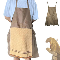 CZGP chef prank apron front view with durable, lightweight fabric for daily cooking.