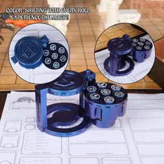 CZYY bullet D10 blue dice for sci-fi roleplay and reliable outcomes.