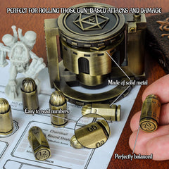 CZYY bullet d10 dice offer readable numbers for quick damage tracking.