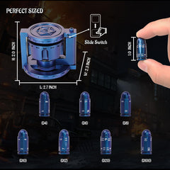 CZYY bullet D8 blue dice ideal for fast tabletop encounters.