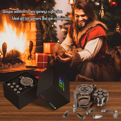 CZYY silver bullet dice set adds cyberpunk flair to gameplay.